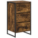 Bufet cu sertar Stejar fumuriu 42 x 36 x 75.5 cm Lemn compozit - WALTI WALTI
