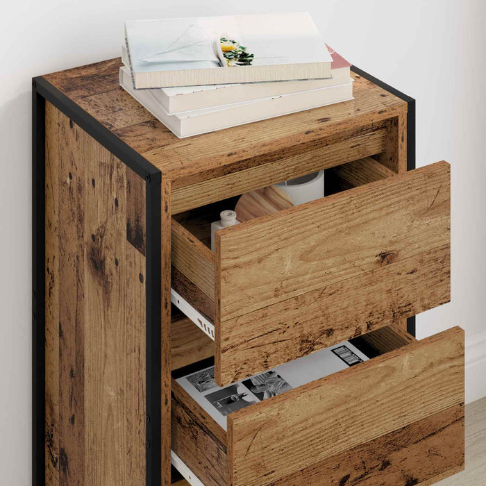 Bufet cu sertar Lemn Vechi 42 x 36 x 75.5 cm Lemn compozit - WALTI WALTI