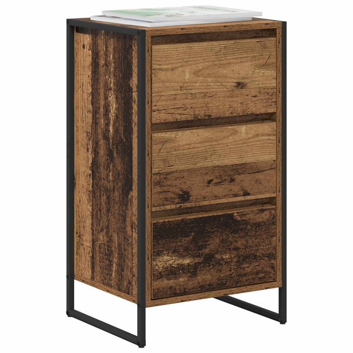 Bufet cu sertar Lemn Vechi 42 x 36 x 75.5 cm Lemn compozit - WALTI WALTI