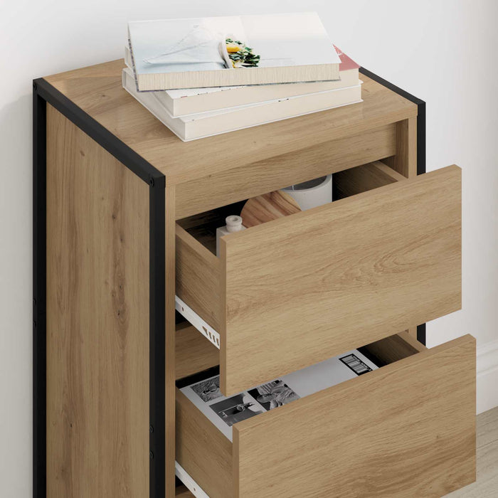 Bufet Stejar artizanal 42 x 36 x 75.5 cm Lemn compozit - WALTI WALTI