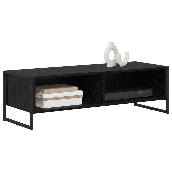 Cabinet TV Stejar Negru 100 x 36.5 x 30.5 cm Lemn compozit - WALTI WALTI