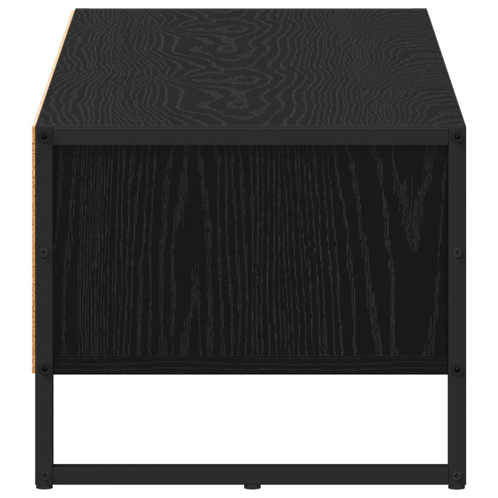 Cabinet TV Stejar Negru 100 x 36.5 x 30.5 cm Lemn compozit - WALTI WALTI