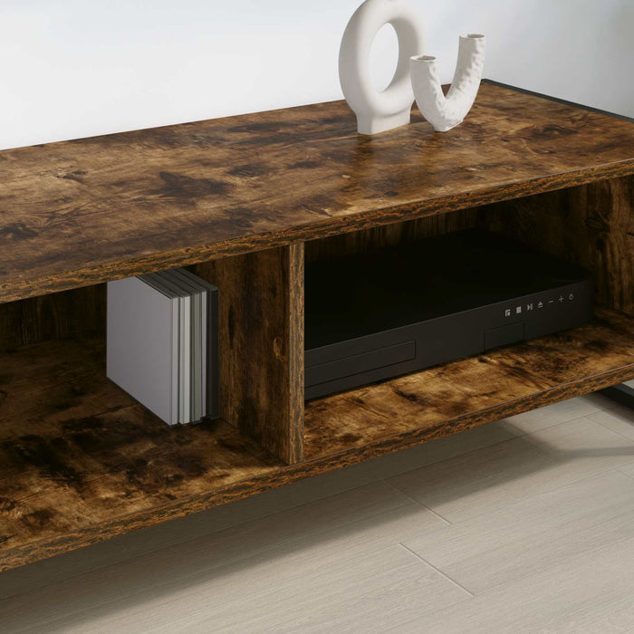Cabinet TV Stejar fumuriu 100 x 36.5 x 30.5 cm Lemn compozit - WALTI WALTI