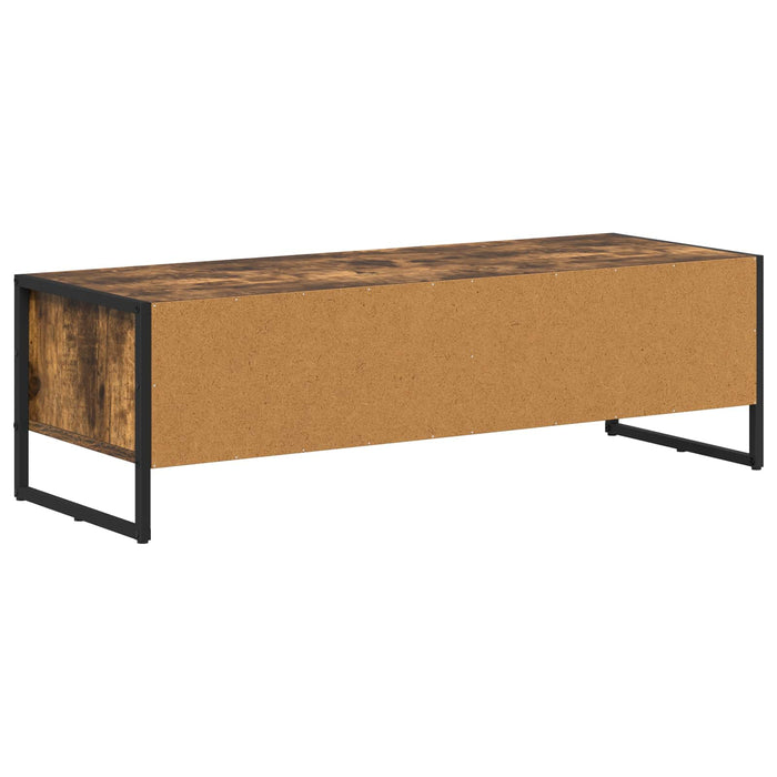 Cabinet TV Stejar fumuriu 100 x 36.5 x 30.5 cm Lemn compozit - WALTI WALTI