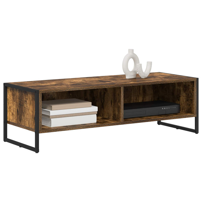 Cabinet TV Stejar fumuriu 100 x 36.5 x 30.5 cm Lemn compozit - WALTI WALTI