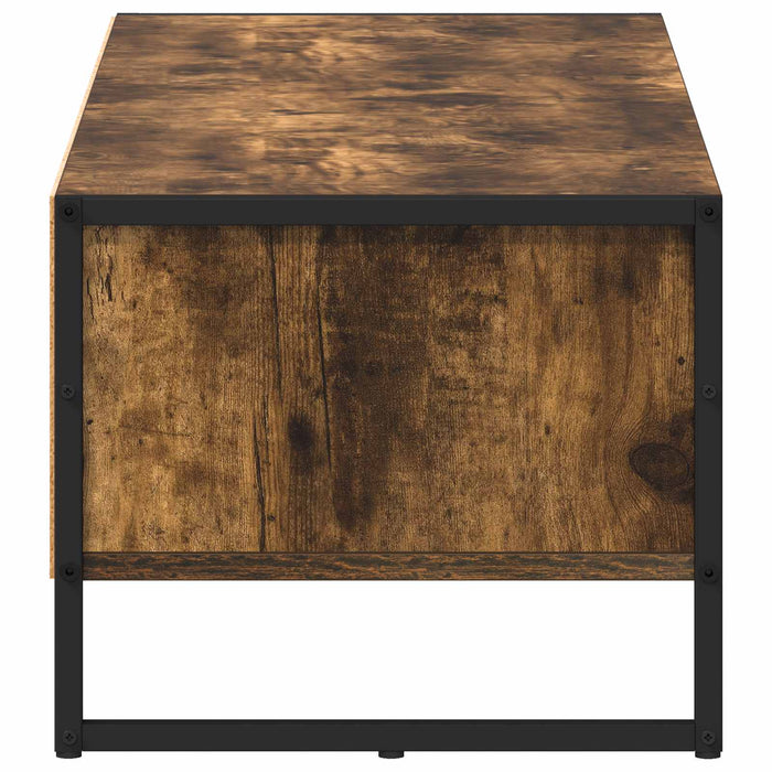 Cabinet TV Stejar fumuriu 100 x 36.5 x 30.5 cm Lemn compozit - WALTI WALTI