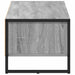 Cabinet TV Gri Sonoma 100 x 36.5 x 30.5 cm Lemn compozit - WALTI WALTI