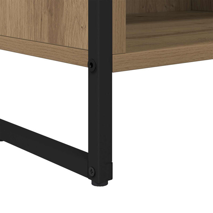 Cabinet TV Stejar artizanal 100 x 36.5 x 30.5 cm Lemn compozit - WALTI WALTI