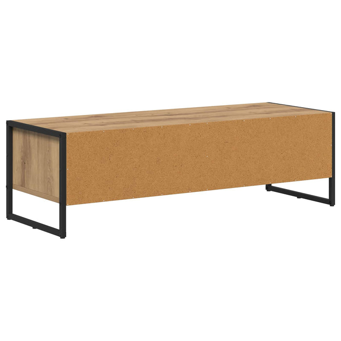 Cabinet TV Stejar artizanal 100 x 36.5 x 30.5 cm Lemn compozit - WALTI WALTI