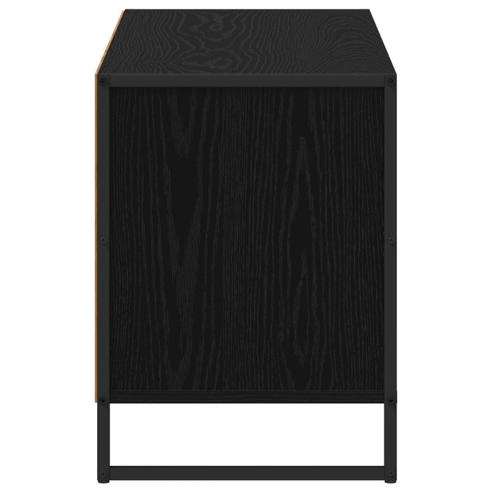 Cabinet TV Stejar Negru 100 x 36 x 49,5 cm Lemn compozit - WALTI WALTI