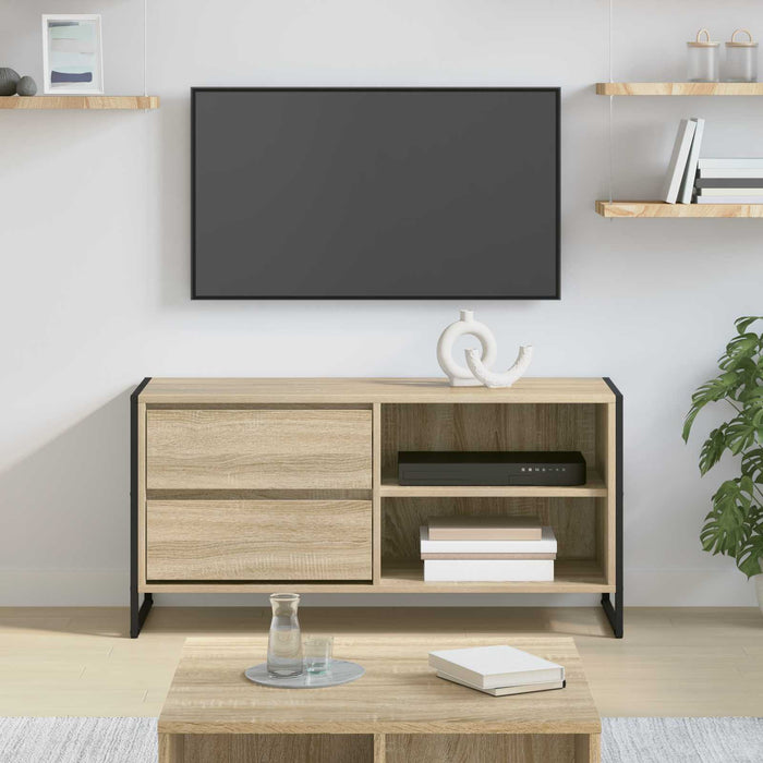 Cabinet TV cu sertar Sonoma 100 x 36 x 49,5 cm Lemn compozit - WALTI WALTI