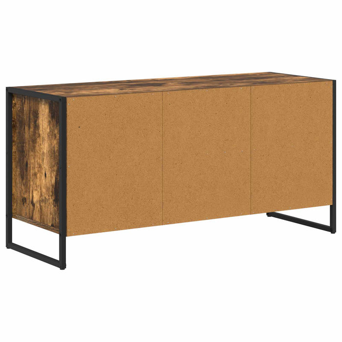 Cabinet TV Stejar fumuriu 100 x 36 x 49,5 cm Lemn compozit - WALTI WALTI
