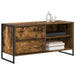 Cabinet TV Stejar fumuriu 100 x 36 x 49,5 cm Lemn compozit - WALTI WALTI