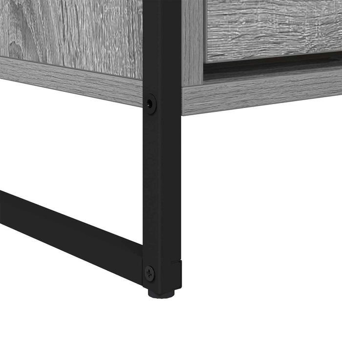 Cabinet TV Gri Sonoma 100 x 36 x 49,5 cm Lemn compozit - WALTI WALTI
