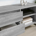 Cabinet TV Gri Sonoma 100 x 36 x 49,5 cm Lemn compozit - WALTI WALTI