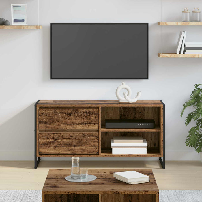 Cabinet TV Lemn Vechi 100 x 36 x 49,5 cm Lemn compozit - WALTI WALTI
