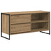 Cabinet TV Stejar artizanal 100 x 36 x 49,5 cm Lemn compozit - WALTI WALTI