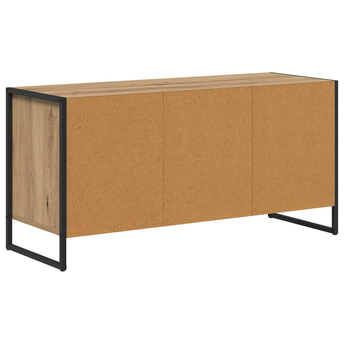 Cabinet TV Stejar artizanal 100 x 36 x 49,5 cm Lemn compozit - WALTI WALTI