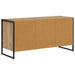 Cabinet TV Stejar artizanal 100 x 36 x 49,5 cm Lemn compozit - WALTI WALTI