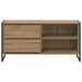Cabinet TV Stejar artizanal 100 x 36 x 49,5 cm Lemn compozit - WALTI WALTI