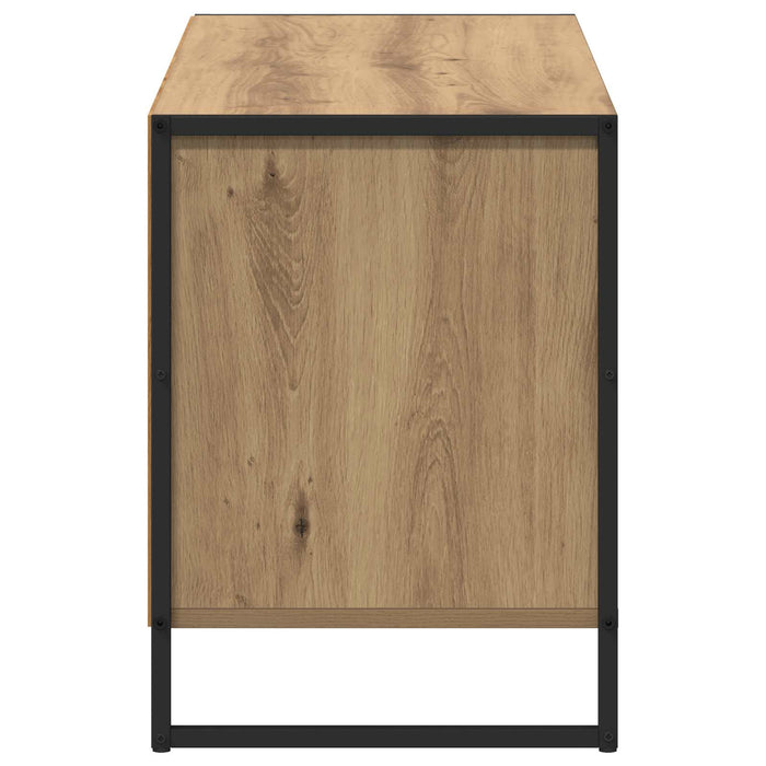 Cabinet TV Stejar artizanal 100 x 36 x 49,5 cm Lemn compozit - WALTI WALTI
