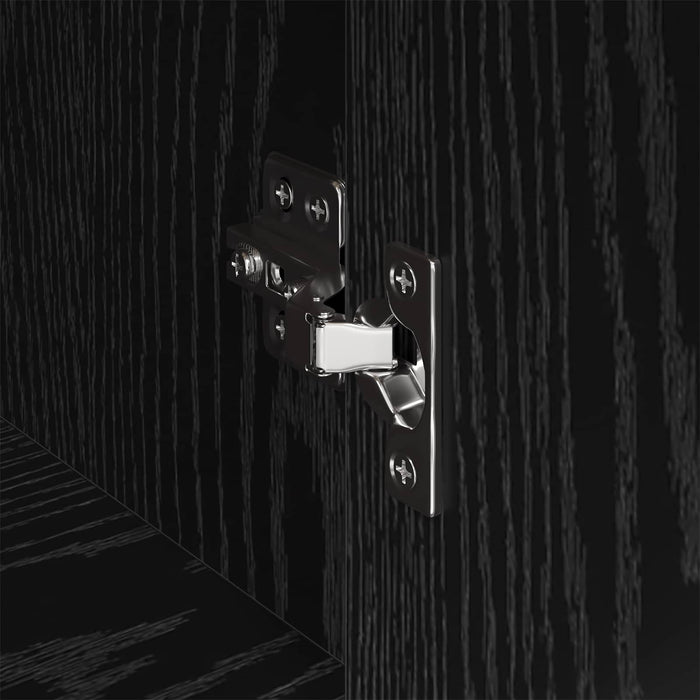 Bufet cu sertar Stejar Negru 81 x 36 x 150.5 cm Lemn compozit - WALTI WALTI