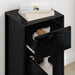 Bufet cu sertar Stejar Negru 81 x 36 x 150.5 cm Lemn compozit - WALTI WALTI