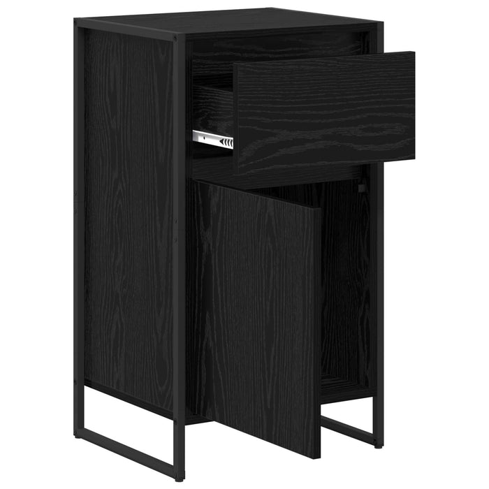 Bufet cu sertar Stejar Negru 81 x 36 x 150.5 cm Lemn compozit - WALTI WALTI