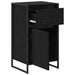 Bufet cu sertar Stejar Negru 81 x 36 x 150.5 cm Lemn compozit - WALTI WALTI