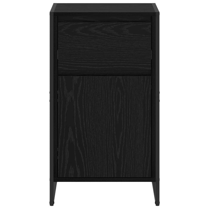 Bufet cu sertar Stejar Negru 81 x 36 x 150.5 cm Lemn compozit - WALTI WALTI