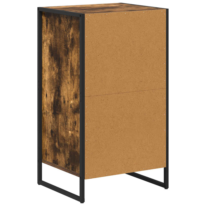 Bufet cu sertar Stejar fumuriu 81 x 36 x 150.5 cm Lemn compozit - WALTI WALTI