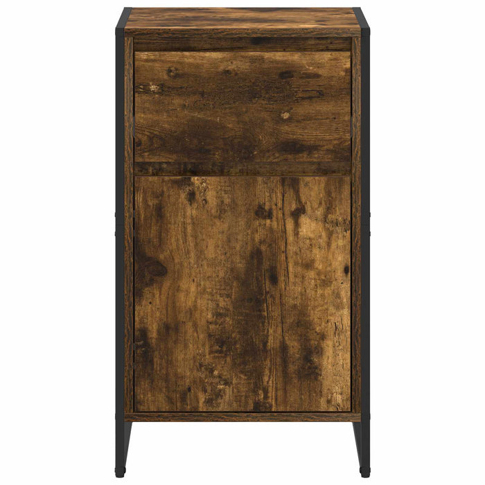 Bufet cu sertar Stejar fumuriu 81 x 36 x 150.5 cm Lemn compozit - WALTI WALTI