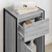 Bufet cu sertar Gri Sonoma 81 x 36 x 150.5 cm Lemn compozit - WALTI WALTI