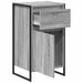 Bufet cu sertar Gri Sonoma 81 x 36 x 150.5 cm Lemn compozit - WALTI WALTI