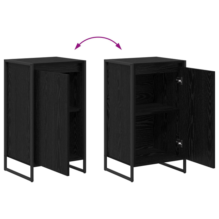 Bufet Stejar Negru 43 x 36 x 75,5 cm Lemn compozit - WALTI WALTI