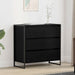 Bufet cu sertar Stejar Negru 79 x 36 x 75.5 cm Lemn compozit - WALTI WALTI
