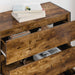 Bufet cu sertar Stejar fumuriu 79 x 36 x 75.5 cm Lemn compozit - WALTI WALTI