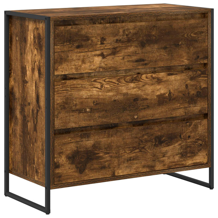 Bufet cu sertar Stejar fumuriu 79 x 36 x 75.5 cm Lemn compozit - WALTI WALTI