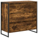 Bufet cu sertar Stejar fumuriu 79 x 36 x 75.5 cm Lemn compozit - WALTI WALTI