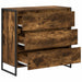 Bufet cu sertar Stejar fumuriu 79 x 36 x 75.5 cm Lemn compozit - WALTI WALTI