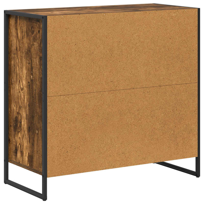 Bufet cu sertar Stejar fumuriu 79 x 36 x 75.5 cm Lemn compozit - WALTI WALTI