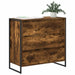 Bufet cu sertar Stejar fumuriu 79 x 36 x 75.5 cm Lemn compozit - WALTI WALTI