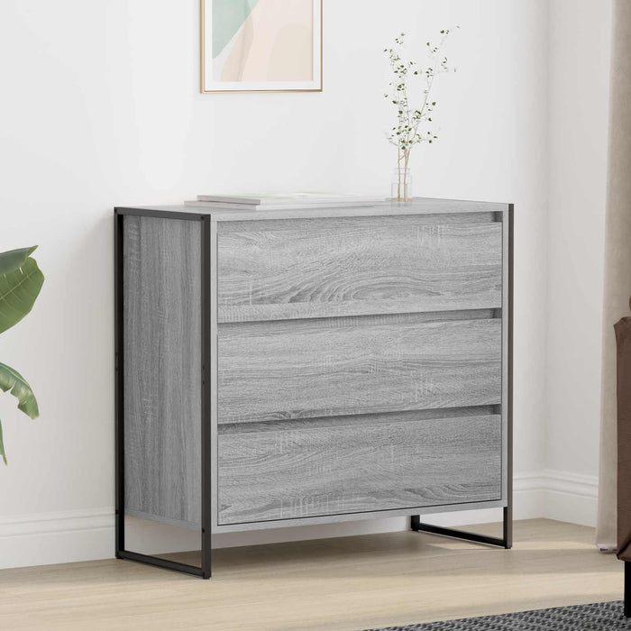 Bufet cu sertar Gri Sonoma 79 x 36 x 75.5 cm Lemn compozit - WALTI WALTI