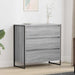 Bufet cu sertar Gri Sonoma 79 x 36 x 75.5 cm Lemn compozit - WALTI WALTI