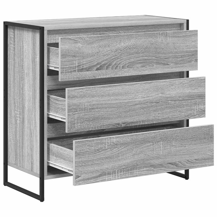 Bufet cu sertar Gri Sonoma 79 x 36 x 75.5 cm Lemn compozit - WALTI WALTI