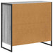 Bufet cu sertar Gri Sonoma 79 x 36 x 75.5 cm Lemn compozit - WALTI WALTI