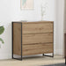 Bufet Stejar artizanal 79 x 36 x 75.5 cm Lemn compozit - WALTI WALTI