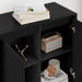 Dulap lateral Stejar Negru 79 x 36 x 75 cm Lemn compozit - WALTI WALTI
