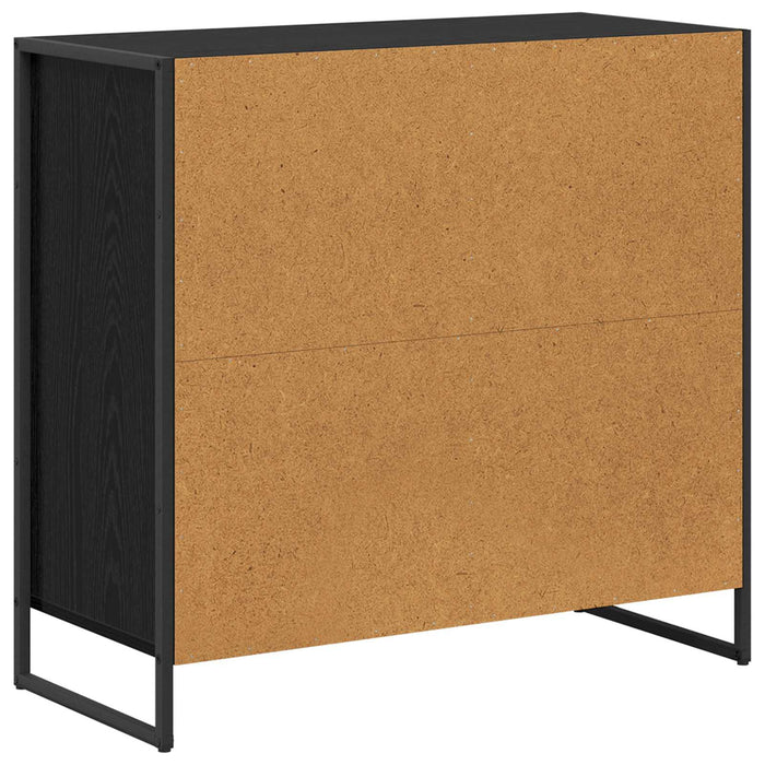 Dulap lateral Stejar Negru 79 x 36 x 75 cm Lemn compozit - WALTI WALTI