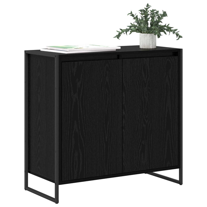Dulap lateral Stejar Negru 79 x 36 x 75 cm Lemn compozit - WALTI WALTI